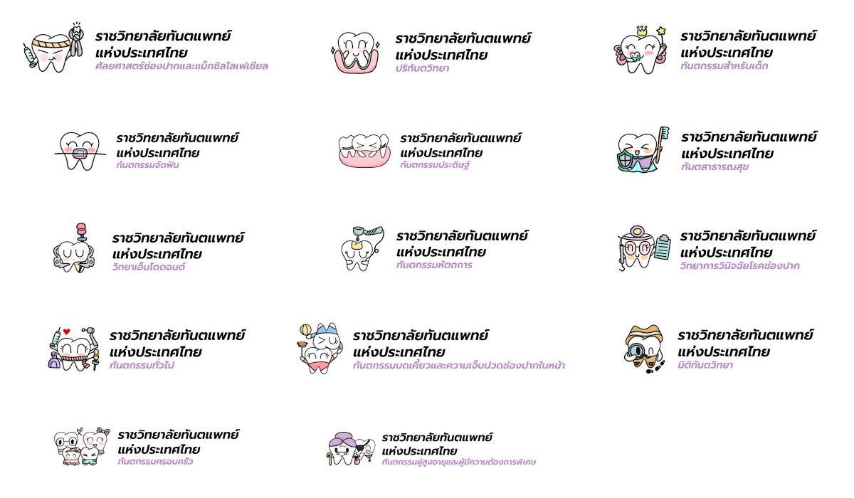 สัญลักษณ์สาขาต่างๆ